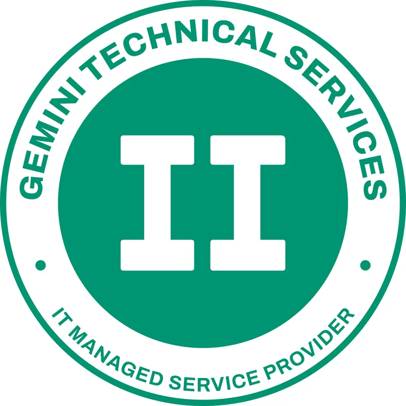 Badge, light center — Gemini Technical Services